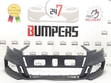 AUDI A3 S3 2017 - 2020 OEM S LINE HATCHBACK FRONT BUMPER + PDC & WASH JETS