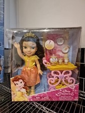 NEW Disney Princess Belle Doll & Tea Trolley Set. Kids Gift Idea 