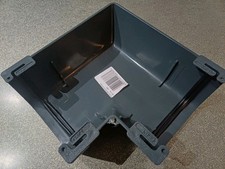 2 X 112mm Flowline 90 Degree Bend MARLEY RAF1AG Guttering Anthracite Grey. New