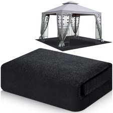 11x11ft Outdoor Gazebo Mat Waterproof Tent Rugs Foldable Portable Floor Blank...