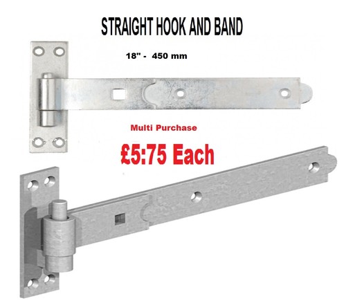 Straight band and hook t - straight,