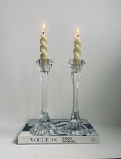 Pair of Vintage Crystal