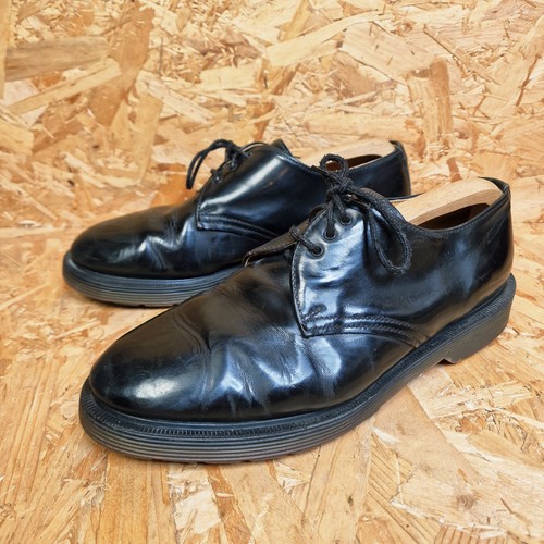 Solovair black leather gibson - leather,