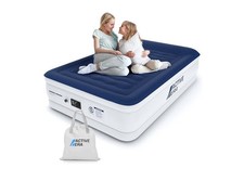 Active Era® Luxury King Air Bed Air Mattress with Built-in Pump and Pillow 
