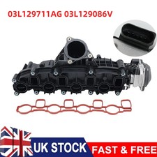 1PCS Inlet Intake Manifold & Motor For Audi Seat Skoda Vw 2.0Tdi 03L129086V UK
