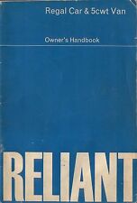Reliant Regal Car & 5 cwt Van