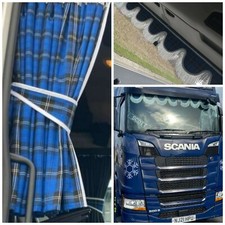 TRUCK CURTAINS & PELMET, BLACKOUT, SCANIA VOLVO, MAN, DAF, MERC, RENAULT, IVECO,