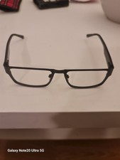 FCUK 92 Matt Black Rectangle Eyeglass Frames 54-17-135 140mm.used.good condition