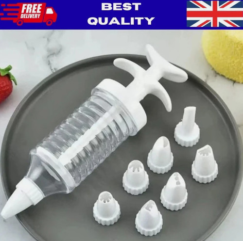 8pcs icing syringe - syringe, gun
