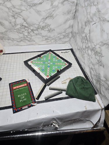 Folding scrabble travel - folding,