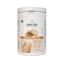 SHAKE PLUS SOSTITUTIVO DEL PASTO GUSTO CREMA E BISCOTTO PROTEICO 450G