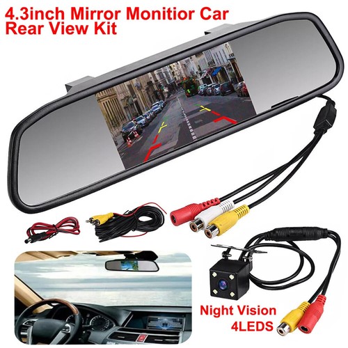 Lcd car mirror monitor - 4.3"lcd,