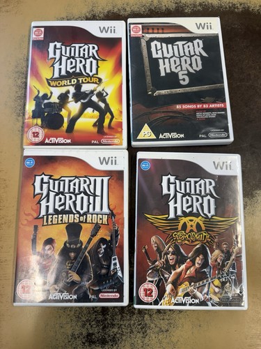 Nintendo wii guitar hero - nintendo,