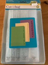Cuttlebug. WINTER BORDERS Embossing Folders
