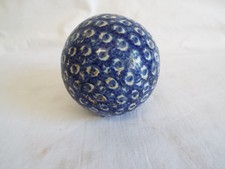 Nice antique blue sponged