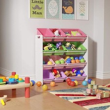 Kids Toy Storage Rack Unit 16