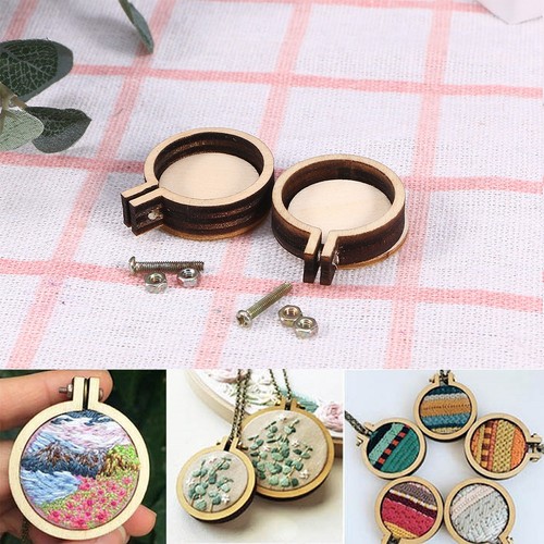Beige bamboo mini embroidery - mini,
