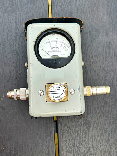 Bird thruline wattmeter model - bird,