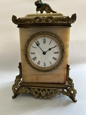 Vintage sienna Marble Mantel