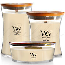 WOODWICK Vanilla Bean Ambery Fragrance Long Lasting Scented Candles *CHOOSE*