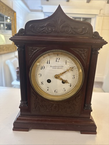 Victorian french mantel - french, clock
