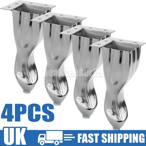 4pcs chrome lady legs silver - 4pcs,