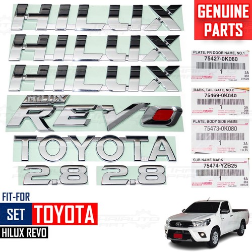 Toyota hilux chrome logo - toyota,