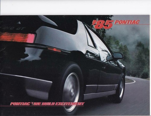 1985 pontiac full line - line, up
