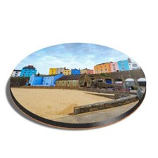 Round MDF Coaster Tenby