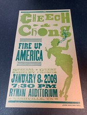 Cheech & Chong Shelby Chong Fire Up America 09 HATCH SHOW PRINT ORIGINAL POSTER