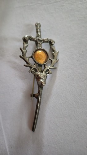 Scottish hunting badge pin - hunting,