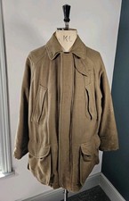 Beretta Tweed Wool Shooting Coat Men's UK 40 Hunting Quilted EU 50 Jacket Green