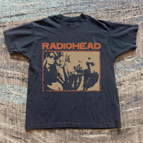 Rare radiohead band shirt - radiohead,