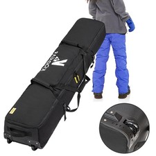 Kioqiear Rolling Ski Bag with