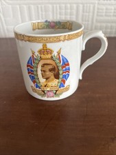 Lovely Shelley 1937 Coronation Commemorative Mug Edward VIII