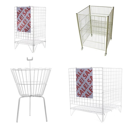 White square round - round, retail