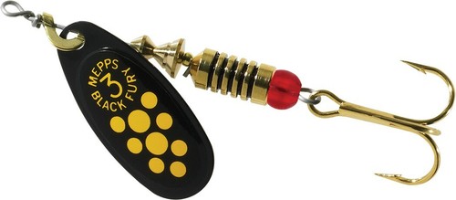 Mepps comet black fury lures - mepps,