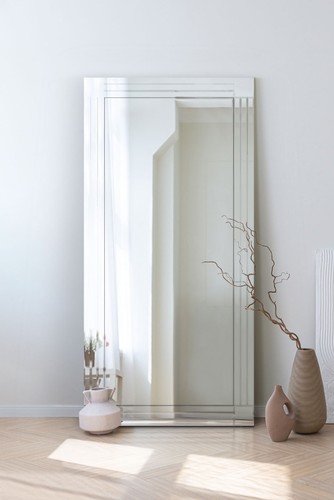 Large mirror silver full - large,