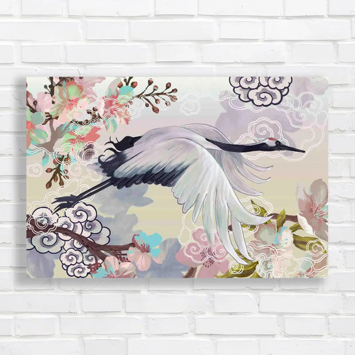 Graceful japanese crane - japanese,