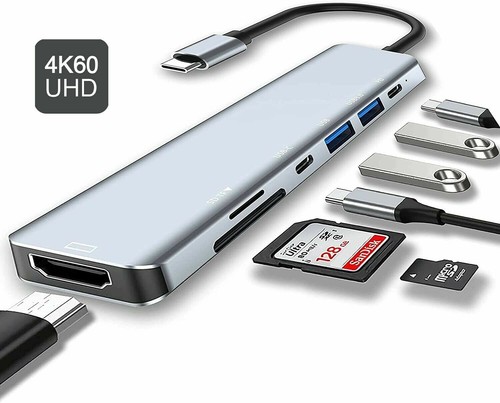 Usb in1 hub 60hz - 7, 4k