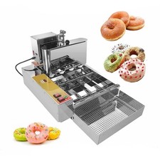 Commercial Automatic Donut Machine 4-Row Automatic Forming Mini Donut Maker NEW