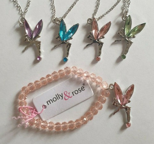 Coloured crystal fairy silver - coloured,