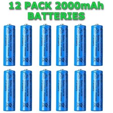 12 PACK 2000mAh AAA
