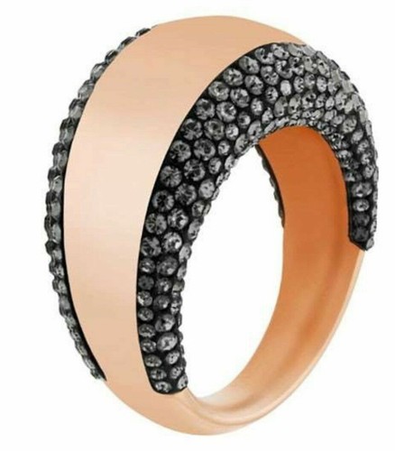 Swarovski pebble ring rose - swarovski,