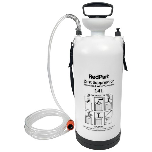 Dust suppression water bottle - suppression,