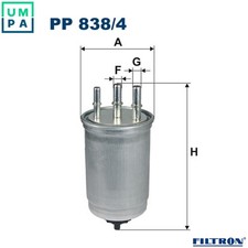 FUEL FILTER PP 838/4 FOR