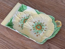 Vintage Carlton Ware Australian Design Buttercup Butter Dish Plate Knife Rest