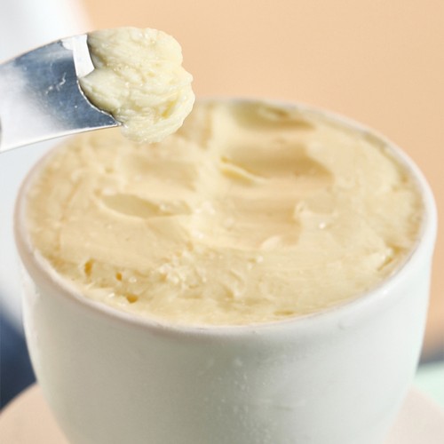 Blue ceramic butter - blue,