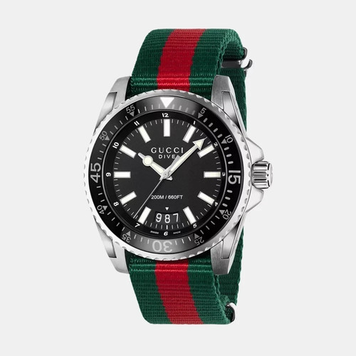 Gucci ya136206 dive black dial - gucci,