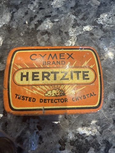 Cymex hertzite vintage tin - vintage,
